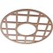 Ekena Millwork O'Neal Wood Fretwork Pierced Ceiling Medallion, Wood (Paint Grade), 22"OD x 8"ID x 3/8"T CMWP22X22X0375ONMF - alternate 3